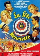 La f&ecirc;te &agrave; Henriette - French Movie Poster (xs thumbnail)