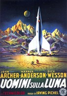 Destination Moon - Italian Movie Poster (xs thumbnail)