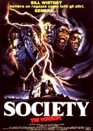 Society - Italian DVD movie cover (xs thumbnail)