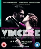 Vincere - British Blu-Ray movie cover (xs thumbnail)