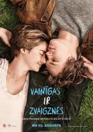 The Fault in Our Stars - Latvian Movie Poster (xs thumbnail)