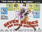 Seven Brides for Seven Brothers - British Movie Poster (xs thumbnail)