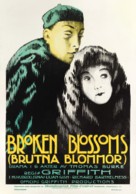 Broken Blossoms or The Yellow Man and the Girl - Swedish Movie Poster (xs thumbnail)