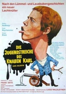 Die Jugendstreiche des Knaben Karl - German Movie Poster (xs thumbnail)