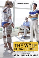 The Wolf of Wall Street - German Movie Poster (xs thumbnail)