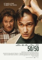 50/50 - Swiss Movie Poster (xs thumbnail)
