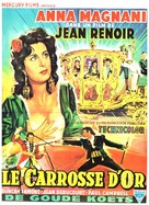 Le carrosse d&#039;or - Belgian Movie Poster (xs thumbnail)