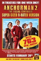 Anchorman 2: The Legend Continues - Video release movie poster (xs thumbnail)