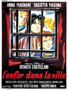 Nella citt&agrave; l&#039;inferno - French Movie Poster (xs thumbnail)