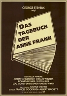 The Diary of Anne Frank - German Movie Poster (xs thumbnail)