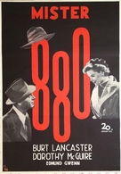 Mister 880 - Swedish Movie Poster (xs thumbnail)