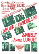 L&#039;amour &agrave; l&#039;am&eacute;ricaine - French Movie Poster (xs thumbnail)