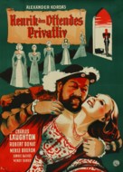 The Private Life of Henry VIII. - Danish Movie Poster (xs thumbnail)