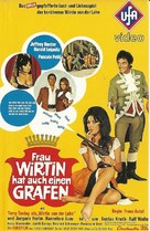 Frau Wirtin hat auch einen Grafen - German VHS movie cover (xs thumbnail)
