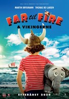Far til fire og Vikingerne - Danish Movie Poster (xs thumbnail)