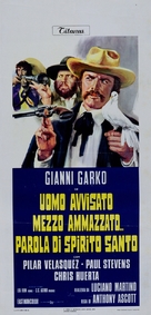 Uomo avvisato mezzo ammazzato... Parola di Spirito Santo - Italian Movie Poster (xs thumbnail)