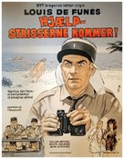 Le gendarme en balade - Danish Movie Poster (xs thumbnail)