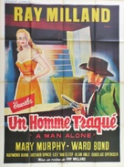 A Man Alone - French Movie Poster (xs thumbnail)