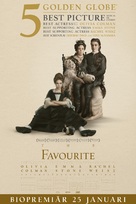 The Favourite - Swedish Movie Poster (xs thumbnail)