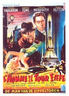 The Man on the Eiffel Tower - Belgian Movie Poster (xs thumbnail)