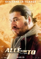 Alle for to - Danish Movie Poster (xs thumbnail)