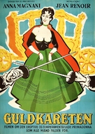 Le carrosse d&#039;or - Danish Movie Poster (xs thumbnail)