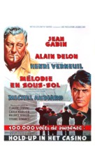 M&eacute;lodie en sous-sol - Belgian Movie Poster (xs thumbnail)