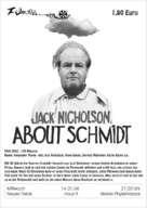About Schmidt - German Movie Poster (xs thumbnail)