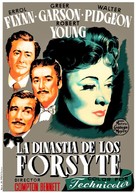 That Forsyte Woman - Spanish Movie Poster (xs thumbnail)