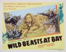 Wild Beasts at Bay - Movie Poster (xs thumbnail)