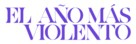 A Most Violent Year - Argentinian Logo (xs thumbnail)