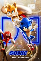 SONIC THE HEDGEHOG 2 - Sega CINEMARK 2022 RARE 11x17 MOVIE poster