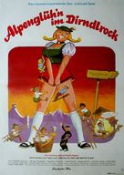 Alpengl&uuml;hn im Dirndlrock - German Movie Poster (xs thumbnail)