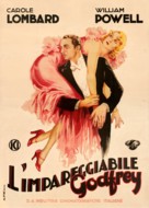 My Man Godfrey - Italian Movie Poster (xs thumbnail)