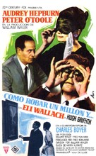 How to Steal a Million - Spanish Movie Poster (xs thumbnail)