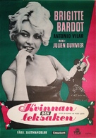 La femme et le pantin - Swedish Movie Poster (xs thumbnail)
