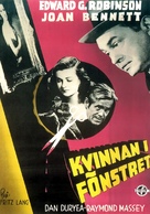 The Woman in the Window - Swedish Movie Poster (xs thumbnail)