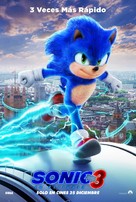 Sonic the Hedgehog 3 - Spanish Movie Poster (xs thumbnail)