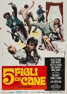 Cinque figli di cane - Italian Movie Poster (xs thumbnail)
