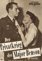 The Private War of Major Benson - German poster (xs thumbnail)