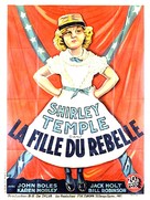 The Littlest Rebel - French Movie Poster (xs thumbnail)