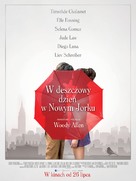 A Rainy Day in New York - Polish Movie Poster (xs thumbnail)