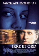 Don&#039;t Say A Word - Danish Movie Poster (xs thumbnail)