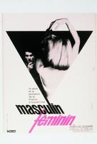 Masculin, f&eacute;minin: 15 faits pr&eacute;cis - French Movie Poster (xs thumbnail)