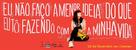 Eu N&atilde;o Fa&ccedil;o a Menor Ideia do Que Eu T&ocirc; Fazendo Com a Minha Vida - Brazilian Movie Poster (xs thumbnail)