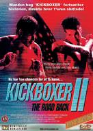 Kickboxer 2: The Road Back - Danish DVD movie cover (xs thumbnail)