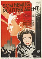 British Agent - Swedish Movie Poster (xs thumbnail)