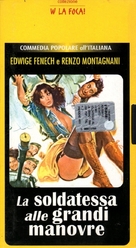 La soldatessa alle grandi manovre - Italian VHS movie cover (xs thumbnail)