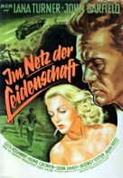 The Postman Always Rings Twice - German Movie Poster (xs thumbnail)