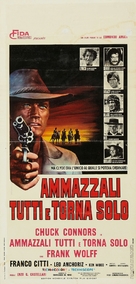 Ammazzali tutti e torna solo - Italian Movie Poster (xs thumbnail)